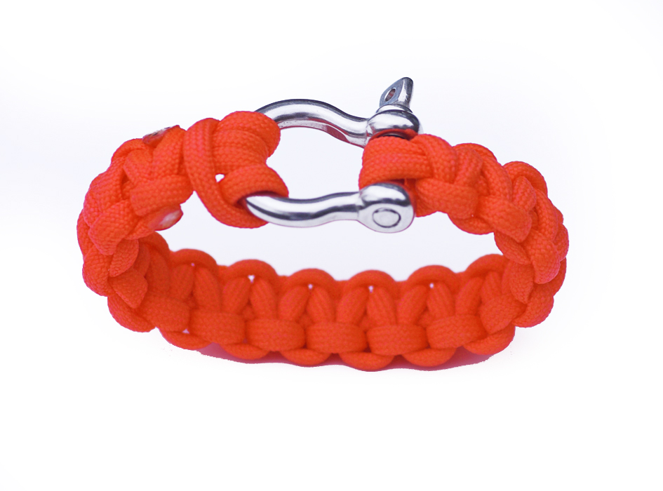 Armband - paracord orange